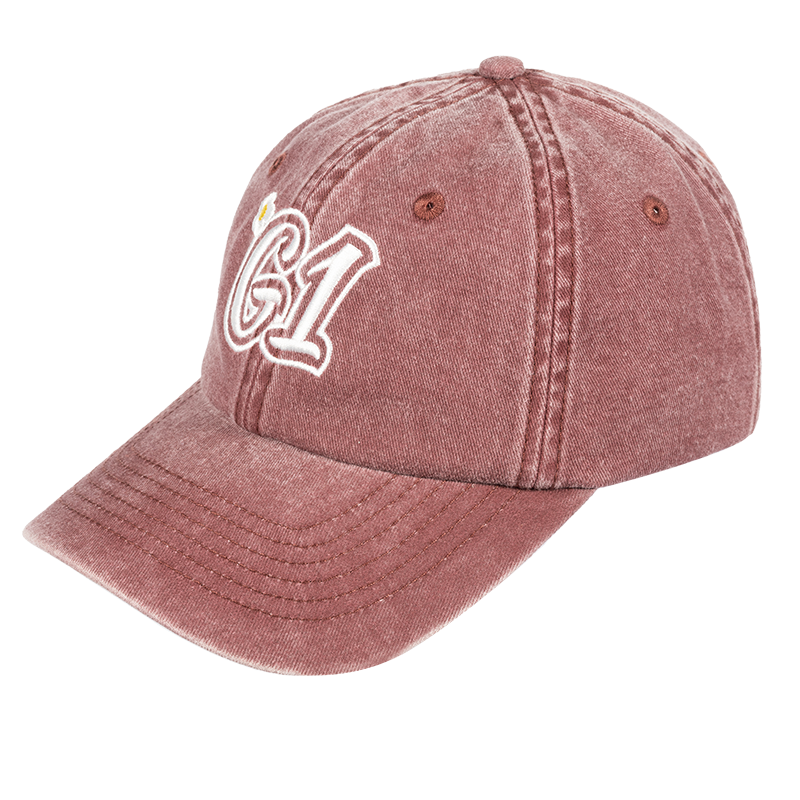 ダメージ加工ウォッシュキャップ